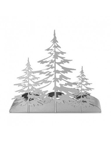 Snowy Gathering Winter Tree porta tea light multiplo